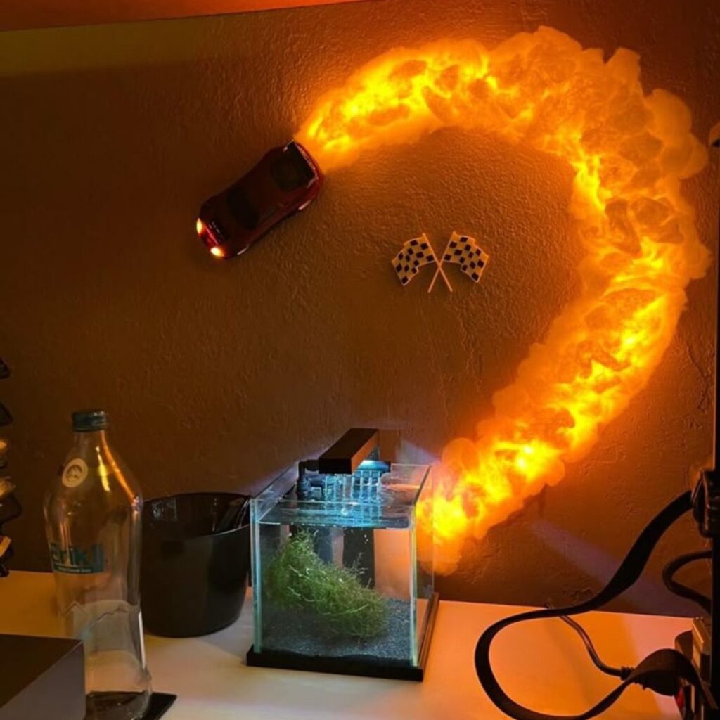 Step-by-Step DIY Tutorial for Making the Drifting Car Wall Light